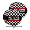 Welcome Race Fans Race Day Birthday Party Tableware Kit For 16 Guests 64 Piece