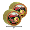 Softball 8th Birthday Party Supplies 64 Piece Tableware Set Includes Large 9" Paper Plates Dessert Plates, Cups and Napkins Kit for 16