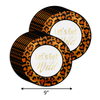 Let's Get Wild Leopard Print Birthday Party Tableware Kit For 16 Guests 64 Piece