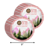 One Happy Camper Girl's 1st Birthday Party Supplies 64 Piece Tableware Set Includes Large 9" Paper Plates Dessert Plates, Cups and Napkins Kit for 16