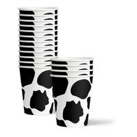 My Second Rodeo Cow Print 2nd Birthday Party Tableware Kit For 16 Guests 64 Piece