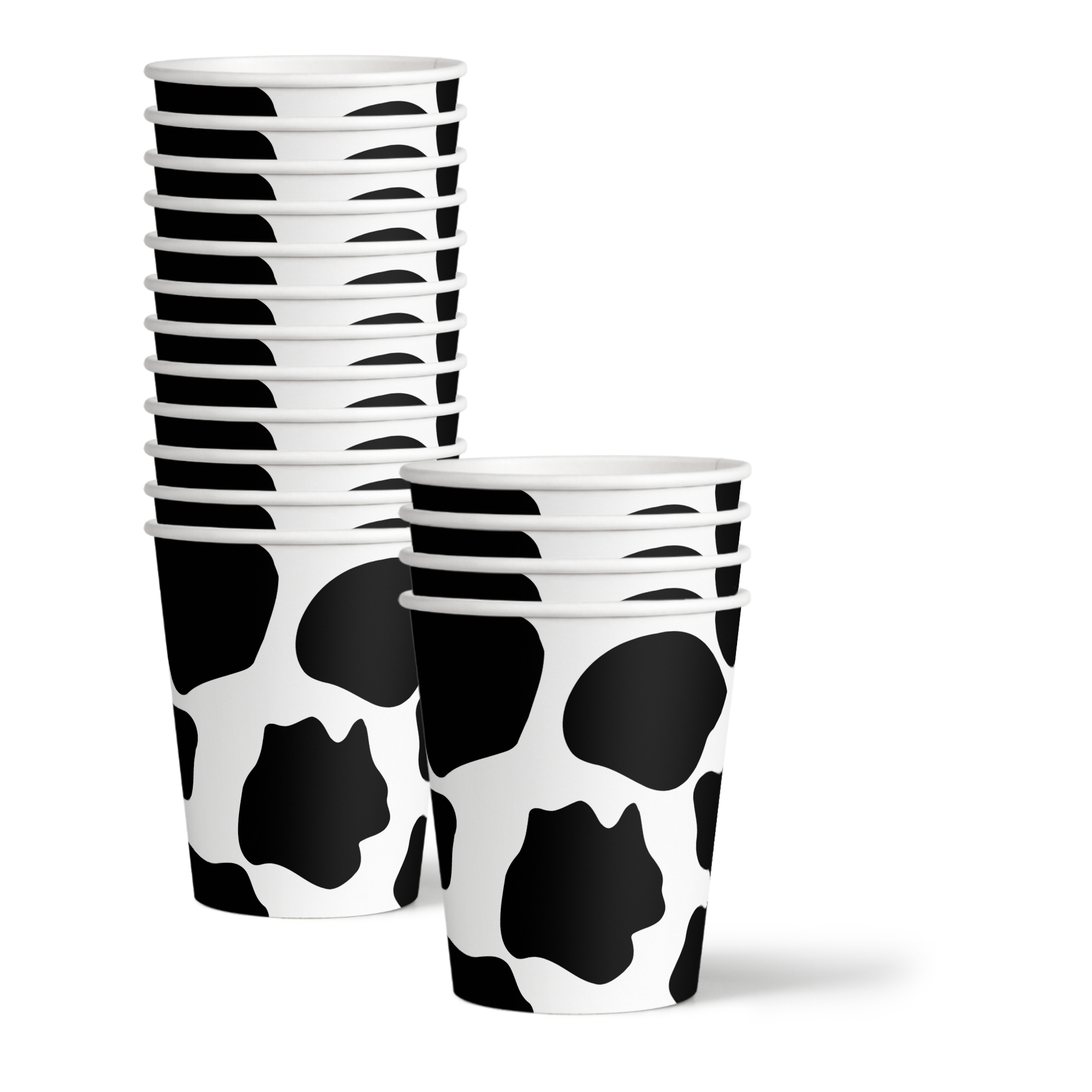 My Second Rodeo Cow Print 2nd Birthday Party Tableware Kit For 16 Guests 64 Piece