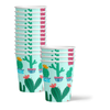 This Party is on Point Cactus Birthday Party Tableware Kit For 16 Guests 64 Piece
