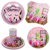Spa Sleepover Birthday Party Tableware Kit For 16 Guests 64 Piece