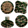 The BIG One Buck Hunter 1st Birthday Party Supplies 64 Piece Tableware Set Includes Large 9" Paper Plates Dessert Plates, Cups and Napkins Kit for 16