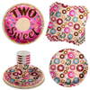 Two Sweet Donut 2nd Birthday Party Tableware Kit