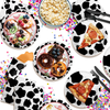 My First Rodeo Cow Print 1st Birthday Party Tableware Kit For 16 Guests 64 Piece