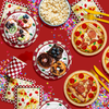 Pizza Birthday Party Tableware Kit For 16 Guests 64 Piece