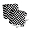 Two Fast Too Handle Checkered Flag 2nd Birthday Party Tableware Kit For 16 Guests 64 Piece