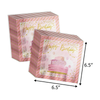 Pink and Gold 50th Birthday Party Tableware Kit For 16 Guests 64 Piece