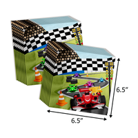 Two Fast Too Handle Race Car 2nd Birthday Party Tableware Kit For 16 Guests 64 Piece