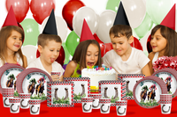 Off Two the Races Derby Day 2nd Birthday Party Supplies 64 Piece Tableware Set Includes Large 9" Paper Plates Dessert Plates, Cups and Napkins Kit for 16