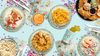 Baby is Brewing Tea Baby Shower Party Supplies 64 Piece Tableware Set Includes Large 9" Paper Plates Dessert Plates, Cups and Napkins Kit for 16