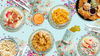 Tea for Three 3rd Birthday Party Supplies 64 Piece Tableware Set Includes Large 9" Paper Plates Dessert Plates, Cups and Napkins Kit for 16