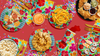 Hibiscus Birthday Party Tableware Kit For 16 Guests 64 Piece