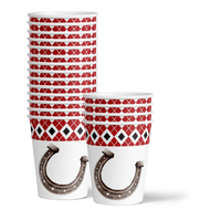 Off Two the Races Derby Day 2nd Birthday Party Supplies 64 Piece Tableware Set Includes Large 9" Paper Plates Dessert Plates, Cups and Napkins Kit for 16