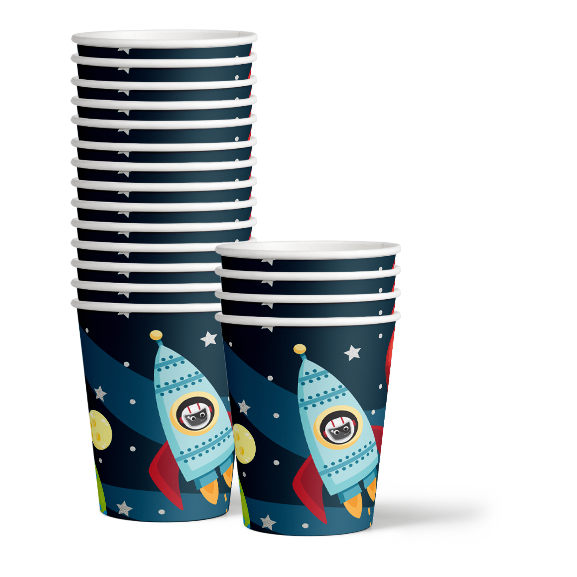 Astronaut Birthday Party Tableware Kit For 16 Guests