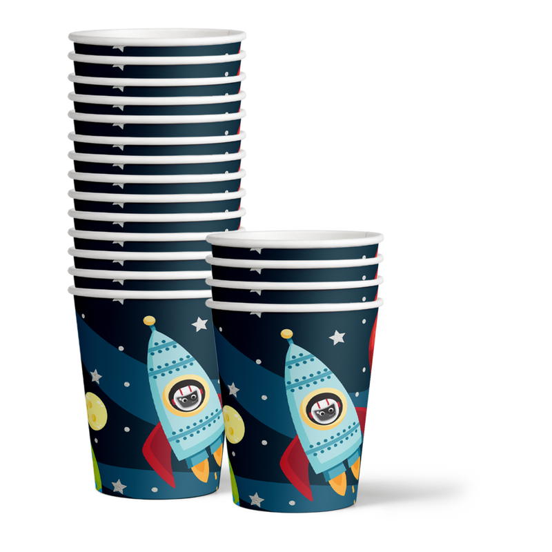 Astronaut Birthday Party Tableware Kit For 16 Guests