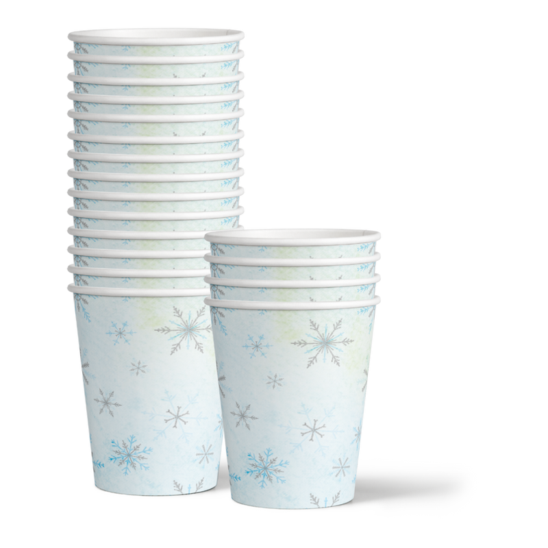 Snowman Birthday Party Tableware Kit For 16 Guests