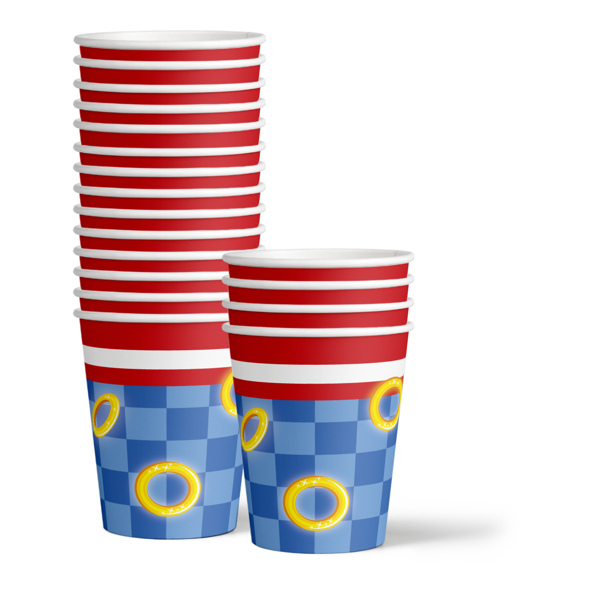 Sonic Birthday Party Tableware Kit For 16 Guests