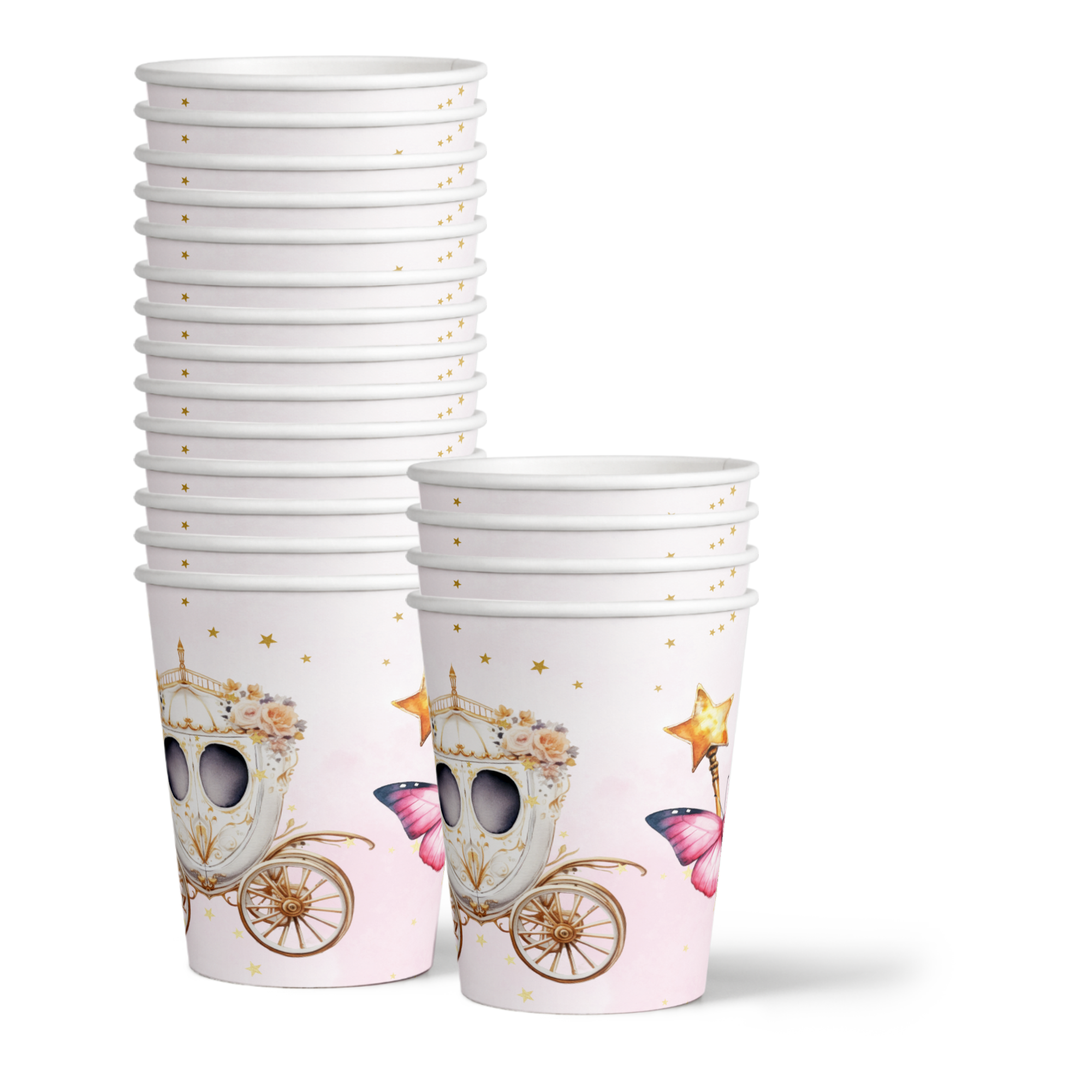 Fairytale Princess Birthday Party Tableware Kit For 16 Guests