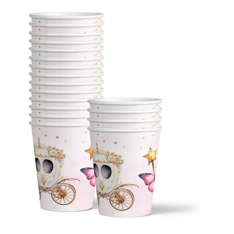 Fairytale Princess Birthday Party Tableware Kit For 16 Guests