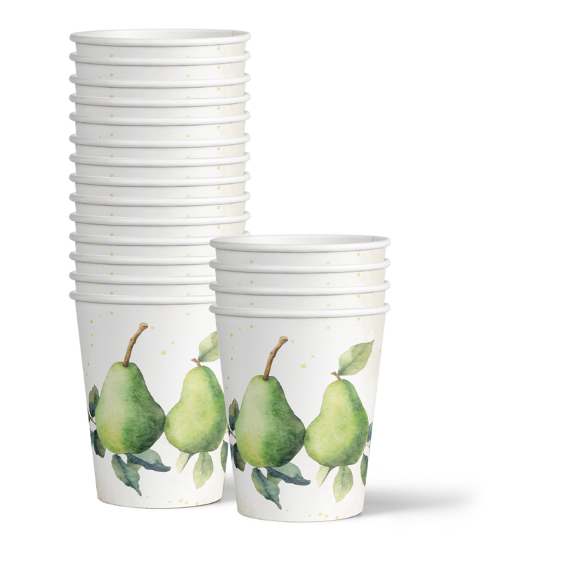 Perfect Pear Bridal Shower Party Tableware Kit For 16 Guests