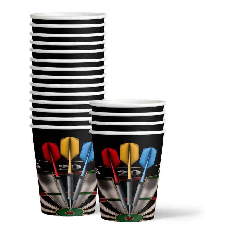 Darts Birthday Party Tableware Kit For 16 Guests