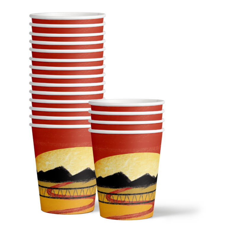 Western Adventures with Dr. Jones Birthday Party Tableware Kit For 16 Guests