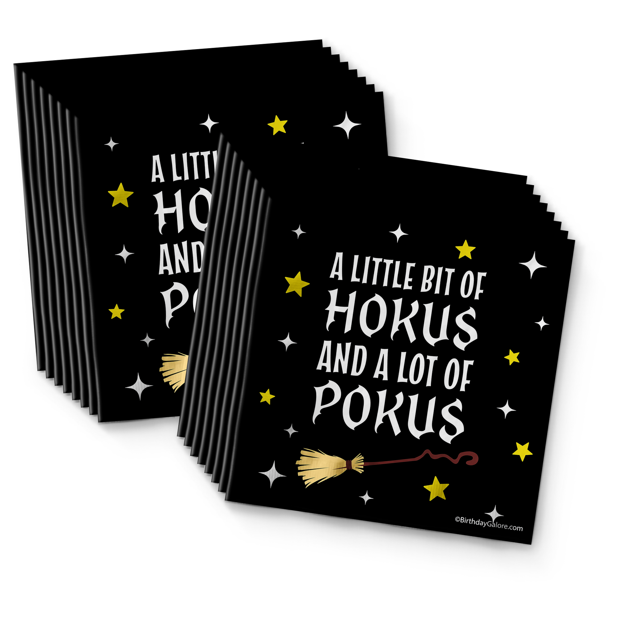Hokus Pokus Party Tableware Kit For 16 Guests