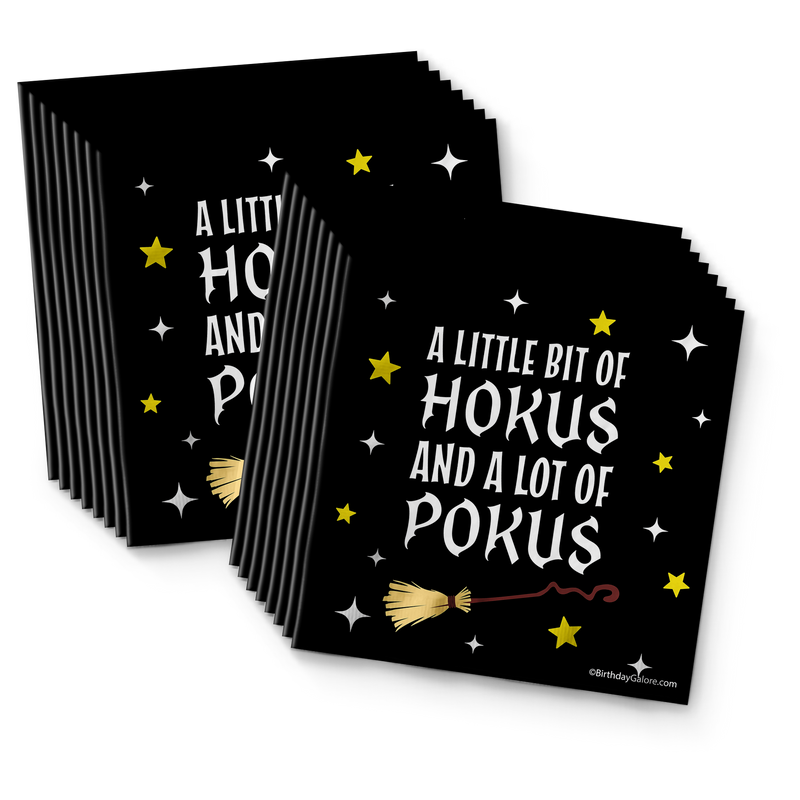 Hokus Pokus Party Tableware Kit For 16 Guests