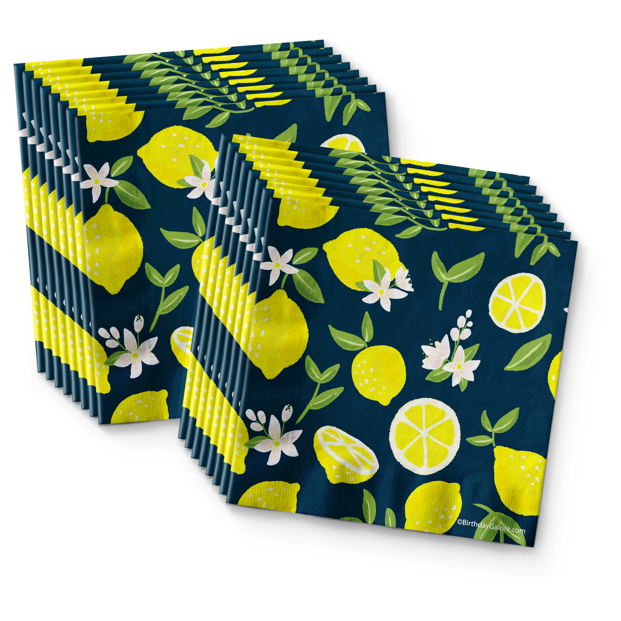 Our Main Squeeze is Turning One Lemon 1st Birthday Party Tableware Kit For 16 Guests