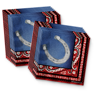 Cowboy Birthday Party Tableware Kit For 16 Guests