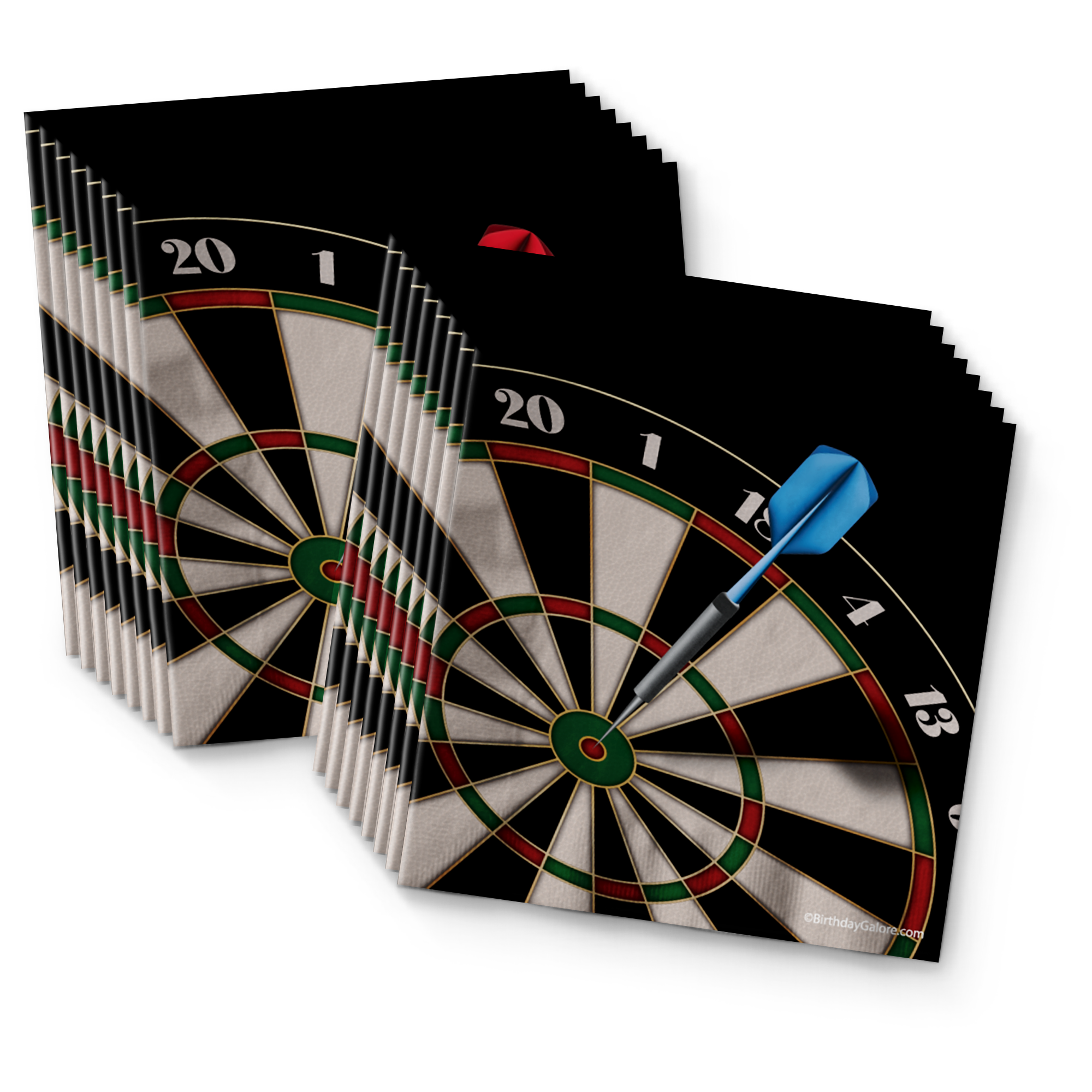 Darts Birthday Party Tableware Kit For 16 Guests