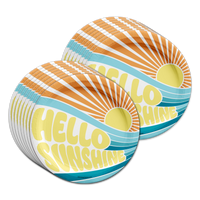 Hello Sunshine Blue Birthday Party Tableware Kit For 16 Guests