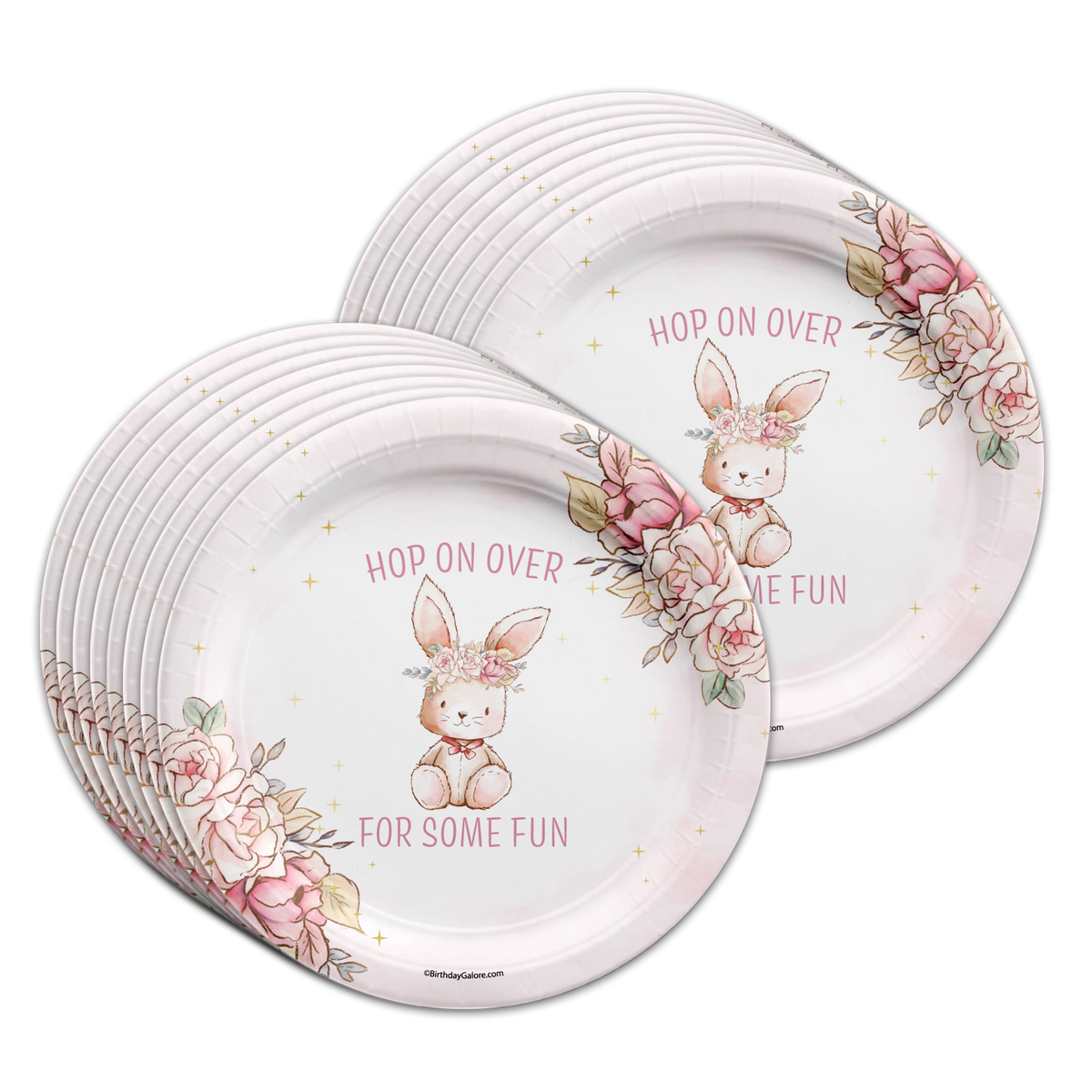Some Bunny Birthday Party Tableware Kit For 16 Guests