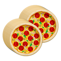 Pizza Birthday Party Tableware Kit For 16 Guests - BirthdayGalore.com
