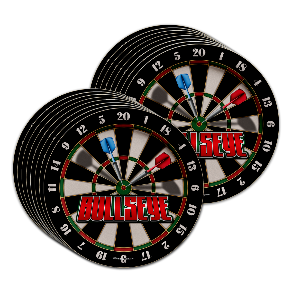 Darts Birthday Party Tableware Kit For 16 Guests