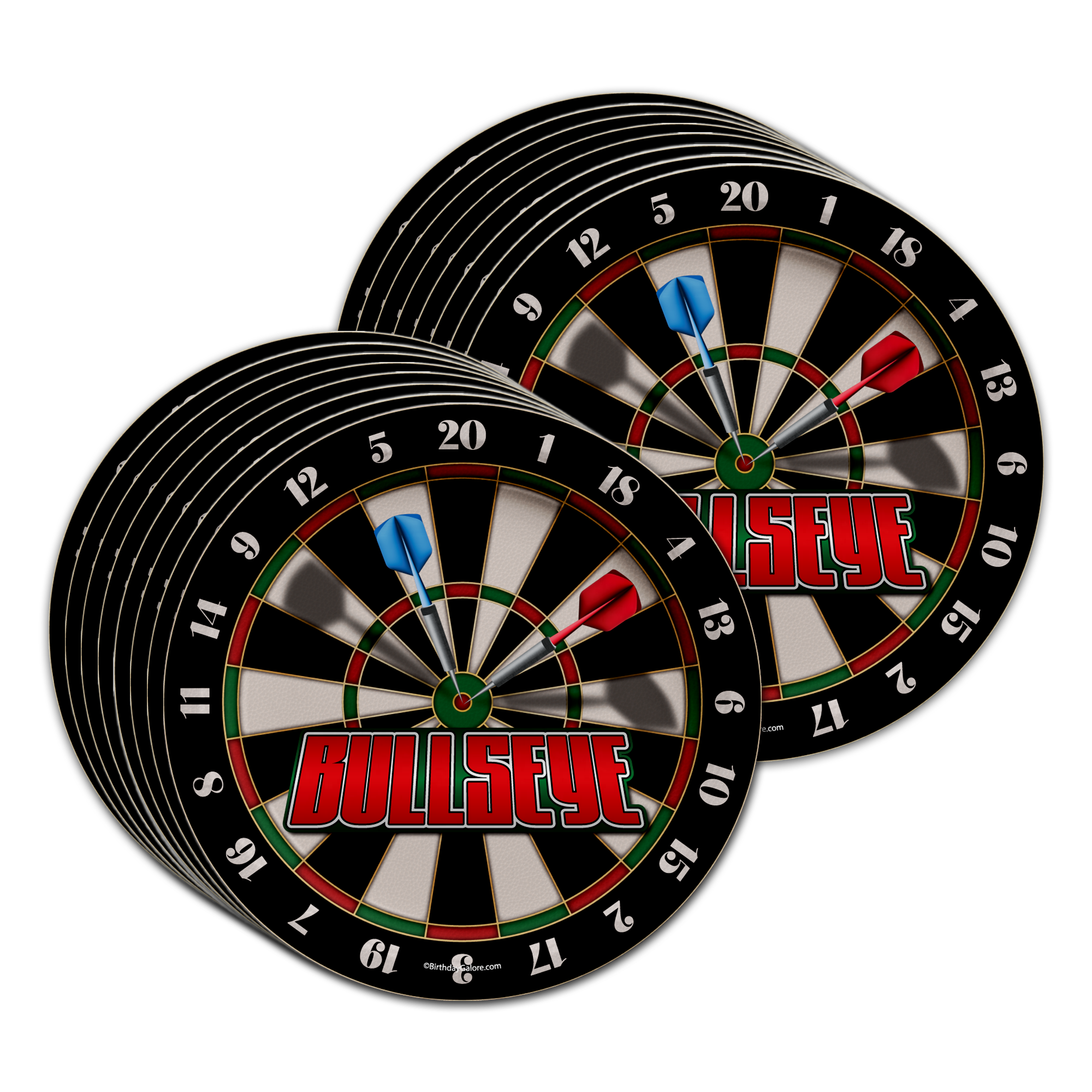 Darts Birthday Party Tableware Kit For 16 Guests