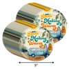 Little Dude Making Waves Baby Shower Party Supplies Large 9" Paper Plates in Bulk 32 Piece