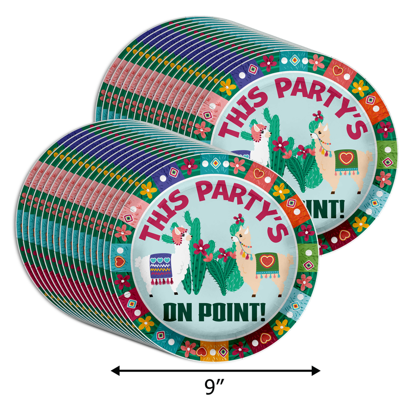 This Party is On Point Birthday Party 9" Dinner Plates 32 Count