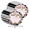 Holy Cow She's Getting Married Bridal Shower Party Supplies Large 9" Paper Plates in Bulk 32 Piece