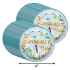 Ofishally One Fishing 1st Birthday Party Supplies Large 9" Paper Plates in Bulk 32 Piece