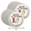 Boots and Bubbly Bridal Shower Party Supplies Large 9" Paper Plates in Bulk 32 Piece