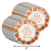 Sweet Peach on the Way Baby Shower Party Supplies Large 9" Paper Plates in Bulk 32 Piece