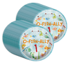 Ofishally One Fishing 1st Birthday Party Supplies Large 9" Paper Plates in Bulk 32 Piece