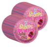 Girls 2nd Birthday Party Supplies - 2 Scoops Ice Cream Birthday Paper Plates - Large 9" Paper Plates in Bulk 32 Piece