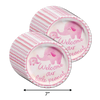 Our Little Peanut Girl Baby Shower Tableware Kit For 24 Guests