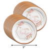Team Bride Floral Bridal Shower Tableware Kit For 24 Guests