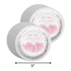 We're Tutu Excited Pink Bows Baby Shower Party Supplies 64 Piece Tableware Set Includes Large 9" Paper Plates Dessert Plates, Cups and Napkins Kit for 16